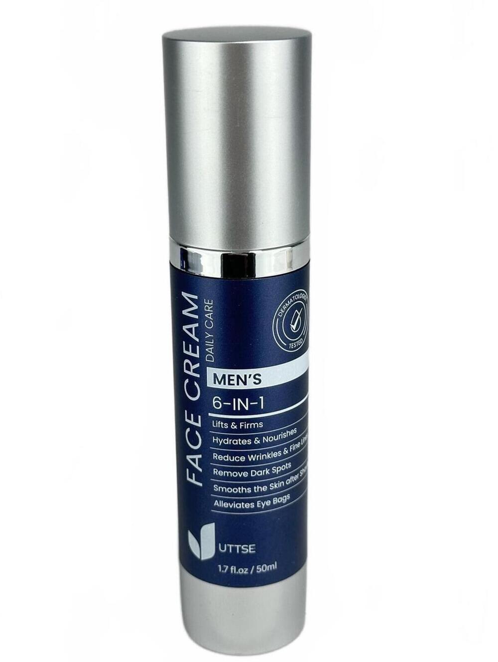 2/$30 ✨ UTTSE Men’s 6-in-1 Face Cream 50ml Anti Aging Moisturizer Exp 2028 NIB